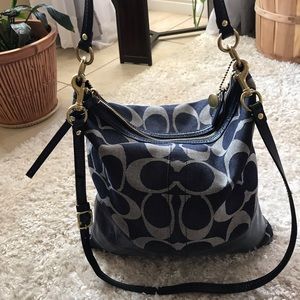 Coach denim purse